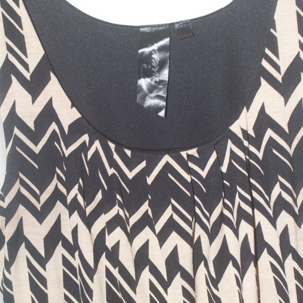 Black and beige maxi dress size M - Picture 5 of 5